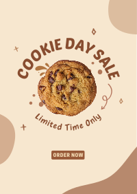 Cookie Day Sale Poster Design