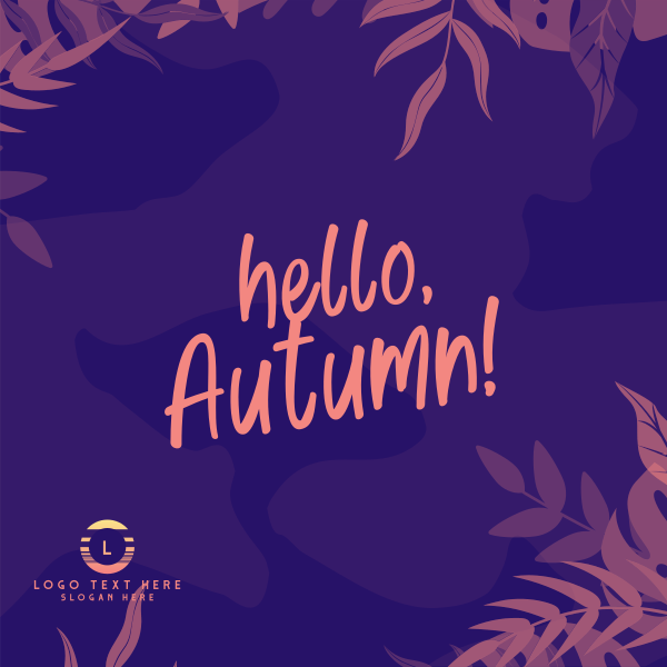 Hello Autumn Season Instagram Post Design Image Preview