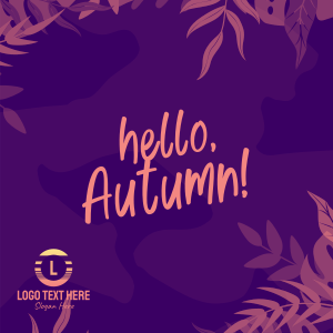Hello Autumn Season Instagram post Image Preview