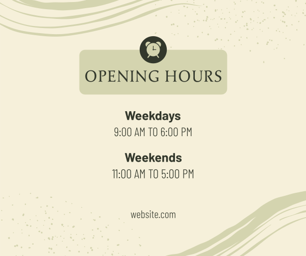 New Opening Hours Facebook Post Design Image Preview