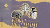 Vintage World Health Day Facebook Event Cover Design