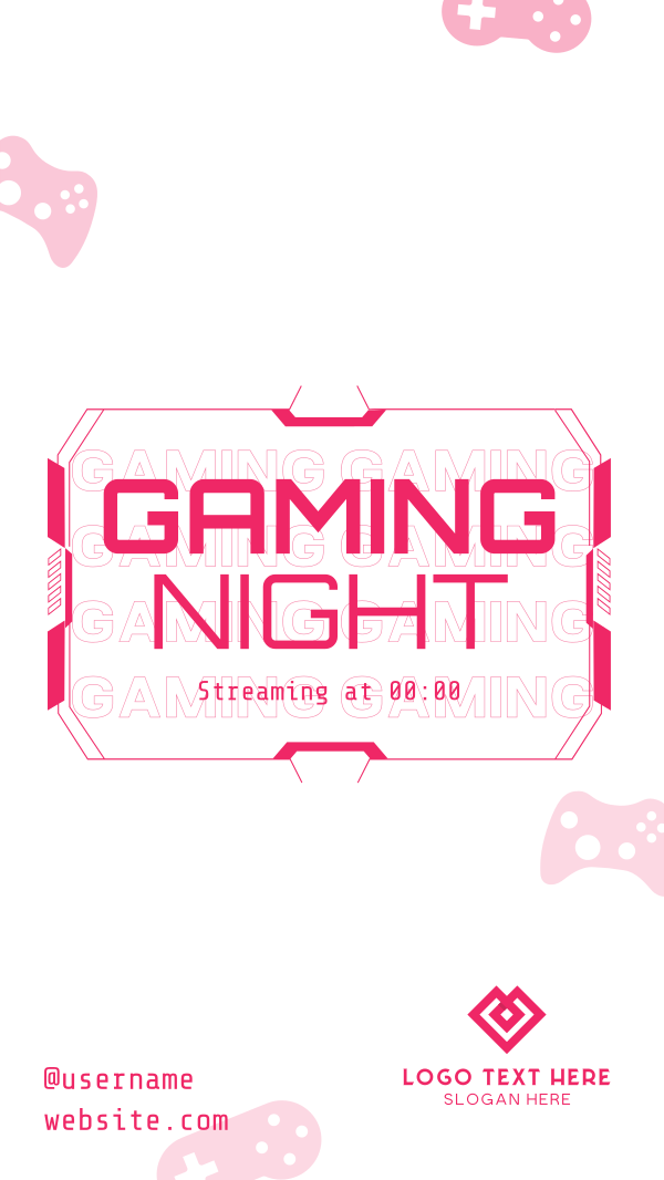 Streamers Night Instagram Story Design Image Preview