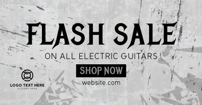 Guitar Flash Sale Facebook ad Image Preview