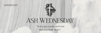 Ash Wednesday Celebration Twitter Header Design