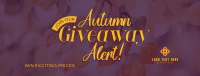 Autumn Giveaway Alert Facebook cover Image Preview