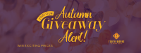 Autumn Giveaway Alert Facebook cover Image Preview