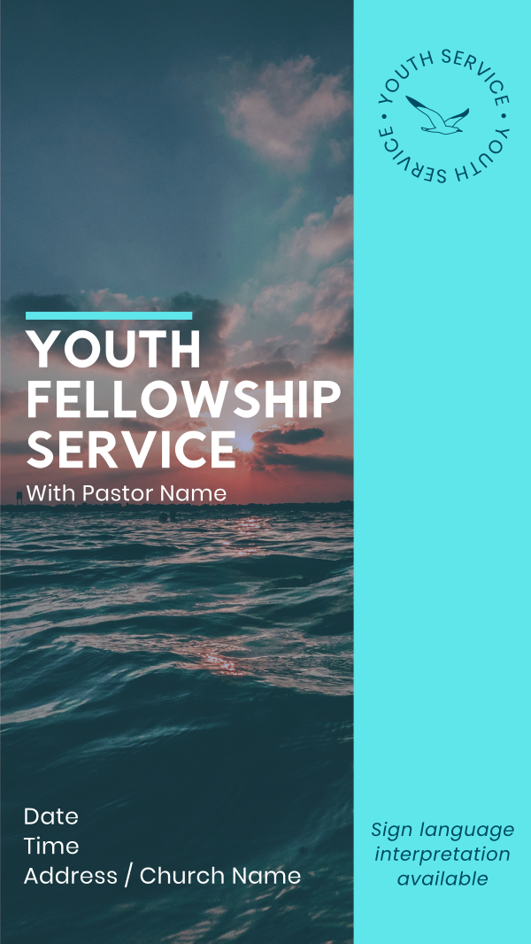 Youth  Fellowship Instagram Story Design Image Preview