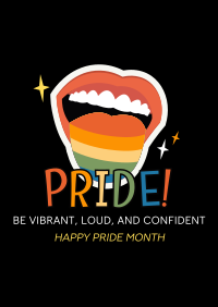 Say Pride Celebration Poster Image Preview