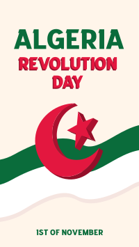 Algeria Revolution Day Instagram Reel Design