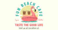 Beachside Cafe Facebook Ad Design