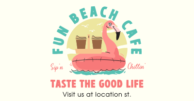 Beachside Cafe Facebook ad Image Preview