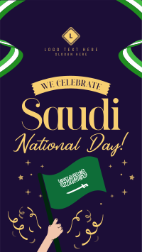 Raise Saudi Flag Facebook story Image Preview