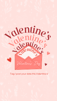 Valentine's Envelope Instagram Reel Image Preview