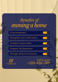 Home Owner Benefits Poster Image Preview