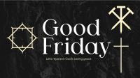 Minimalist Good Friday Greeting  Animation Image Preview