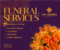 Funeral Bouquet Facebook post Image Preview