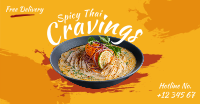 Spicy Thai Cravings Facebook Ad Design