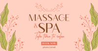 Floral Massage Facebook Ad Design