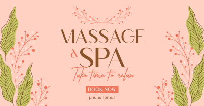 Floral Massage Facebook ad Image Preview