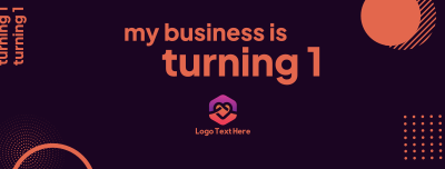 My Business Is Turning 1 Facebook cover