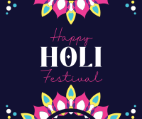 Holi Festival Facebook post Image Preview