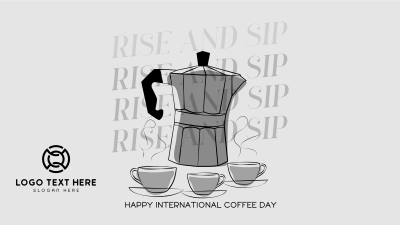 Rise and Sip Facebook event cover Image Preview