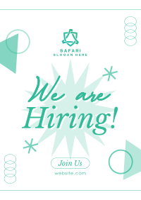 Quirky We're Hiring Flyer Image Preview