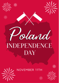Happy Poland Day Flyer Design