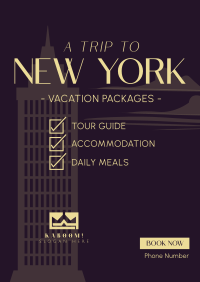 NY Travel Package Poster Image Preview