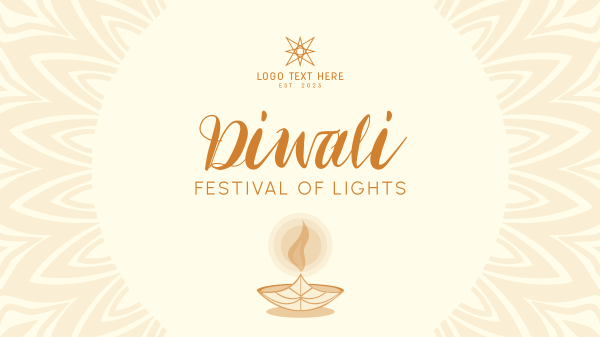 Festival of Lights Facebook Event Cover Design Image Preview