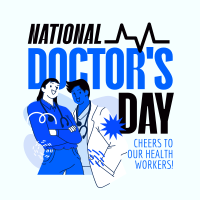 Doctor's Day Celebration Linkedin Post Image Preview