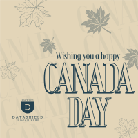 Hey Hey It's Canada Day Instagram Post Design