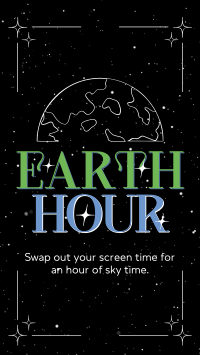 Earth Hour Sky YouTube Short Image Preview