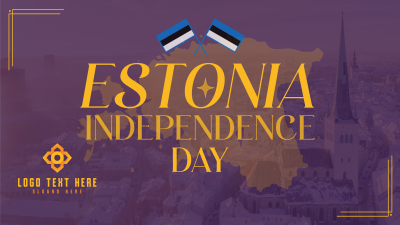 Majestic Estonia Independence Day Facebook event cover Image Preview