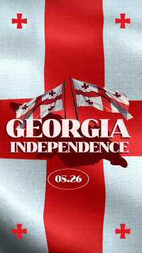 Georgia Independence Day Celebration Instagram Reel Image Preview