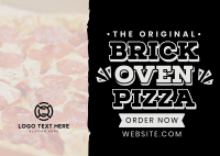 Fresh Oven Pizza Postcard Preview