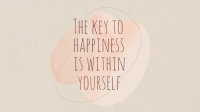 Key to Happiness Facebook Event Cover Design
