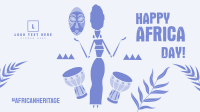 Africa Day Greeting Facebook Event Cover Design