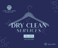 Dry Clean Service Facebook Post Design