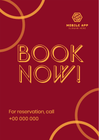 Minimalist Booking Reservation Poster Image Preview