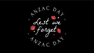 Anzac Day Emblem Facebook event cover Image Preview