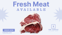 Fresh Meat Facebook Event Cover Design
