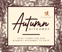 Leafy Fall Giveaway Facebook Post Design