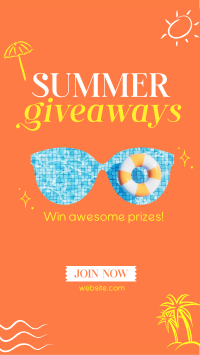 Summer Treat Giveaways Facebook Story Design