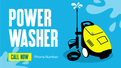 Power Washer Rental Facebook event cover Image Preview