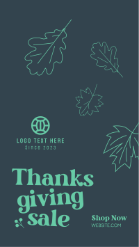 Thanksgiving Promo Instagram Story Design