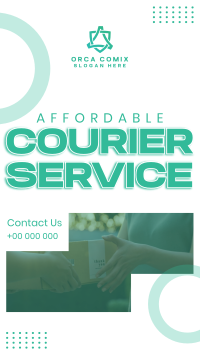 Affordable Courier Service Instagram reel Image Preview