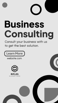 Abstract and Shapes Business Consult Facebook story Image Preview