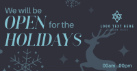 Christmas Holiday Opening Facebook ad Image Preview