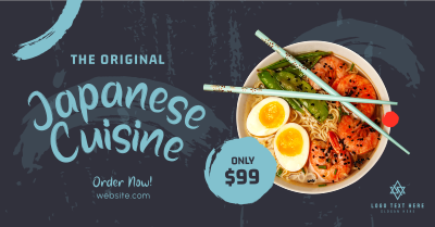 Original Japanese Cuisine Facebook ad Image Preview